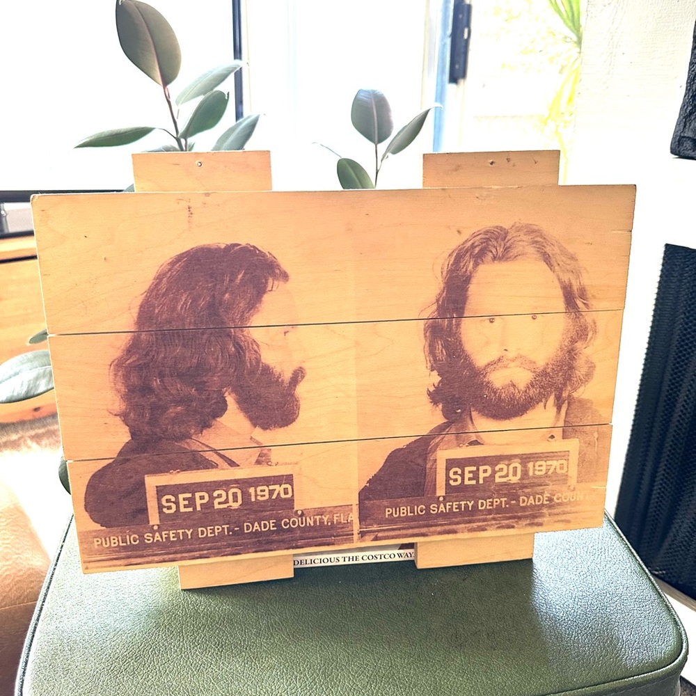Jim Morrison Wood Wall Art – The Doors Tribute